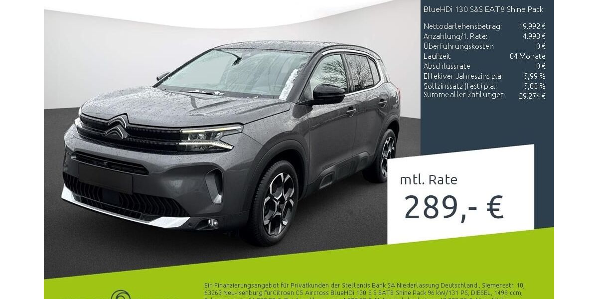 Citroen C5 Aircross 40.510 km 24.209 &euro; Ahaus 48683