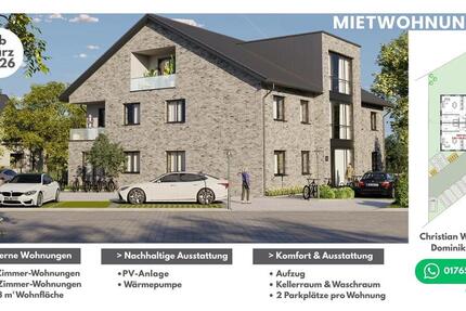 Moderne 4-Zimmer Wohnung in Delbrück Erstbezug zu Vermieten zimmer