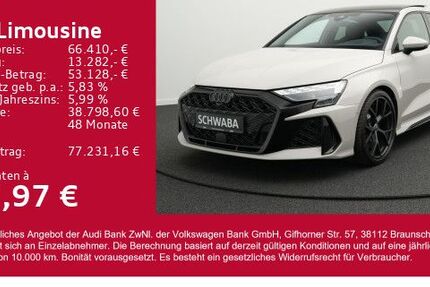 Audi RS3 3.900 km 66.410 € Gersthofen 86368
