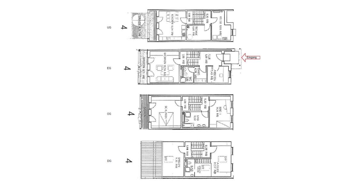 Reihenhaus Egling - 7 Zimmer, 161 m&sup2;, 2.000&euro; | Angebot:24222960
