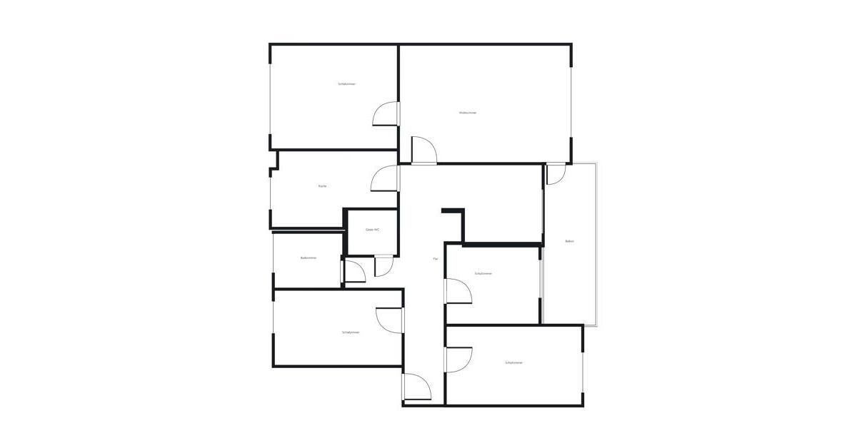 Etagenwohnung Hannover Ahlem-Badenstedt-Davenstedt - 5 Zimmer, 100 m&sup2;, 1.106&euro; | Angebot:26365601