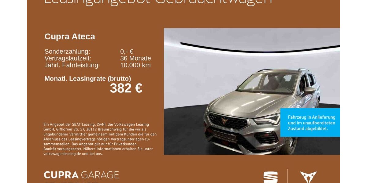 Cupra Ateca 42.434 km 29.930 &euro; Stuttgart-Feuerbach 70469