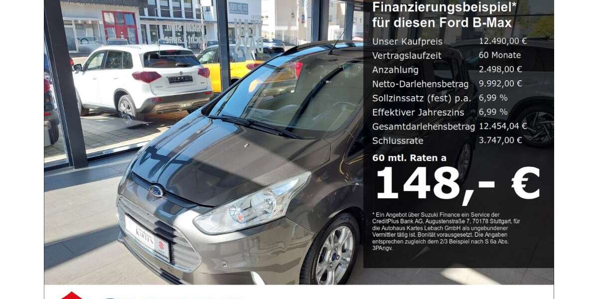 Ford B-Max 74.089 km 12.490 &euro; Lebach 66822