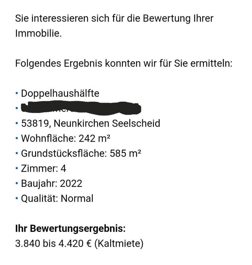 Doppelhaushälfte zur Vermieten für 2 Familien zimmer