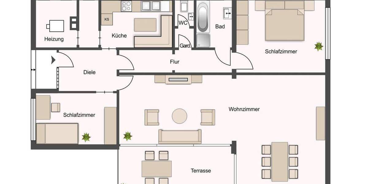 Bungalow Himmelpforten - 3 Zimmer, 115 m&sup2;, 1.250&euro; | Angebot:26875436