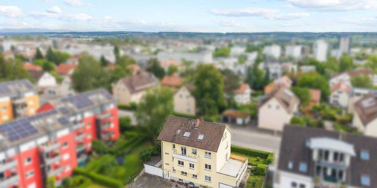 Etagenwohnung Konstanz Petershausen - 4 Zimmer, 110 m&sup2;, 495.000&euro; | Angebot:26867280
