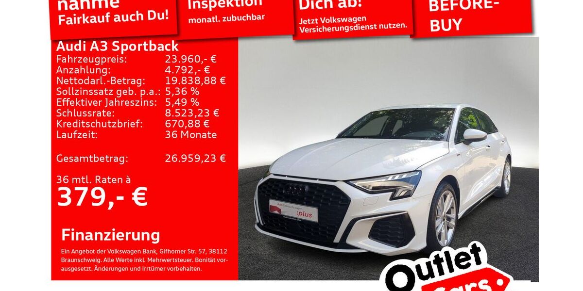 Audi A3 39.553 km 23.960 &euro; Senden 89250