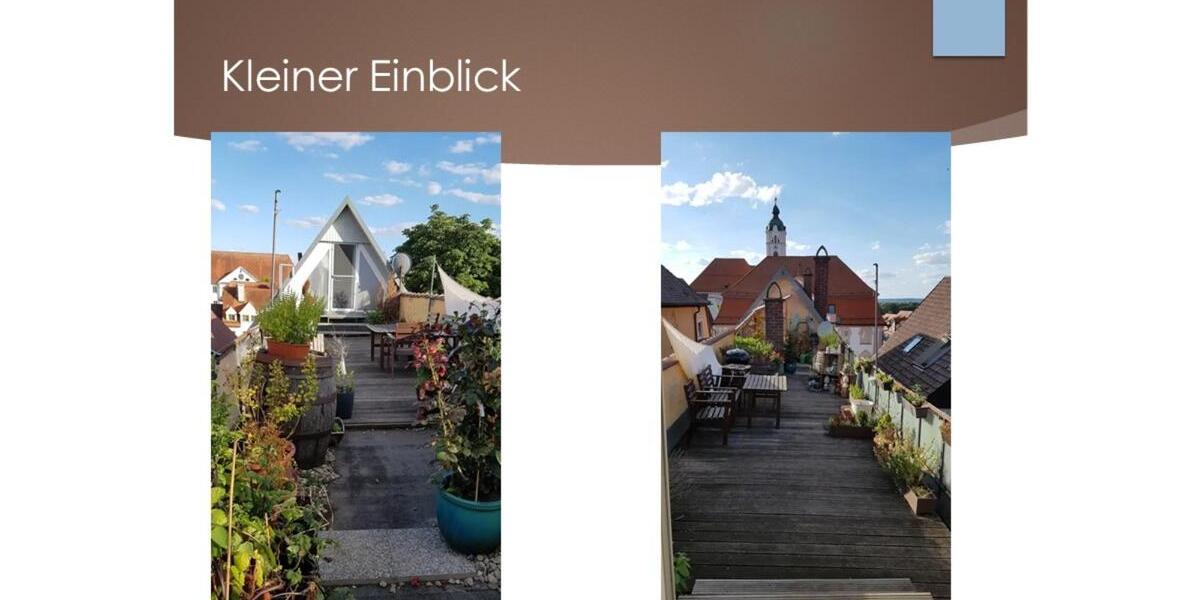 Dachgeschoßwohnung Günzburg - 3 Zimmer, 115 m&sup2;, 1.150&euro; | Angebot:25570696