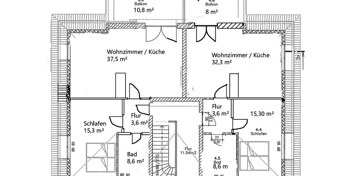 Etagenwohnung Strasburg (Uckermark) - 2.5 Zimmer, 70 m&sup2;, 12&euro; | Angebot:24673237