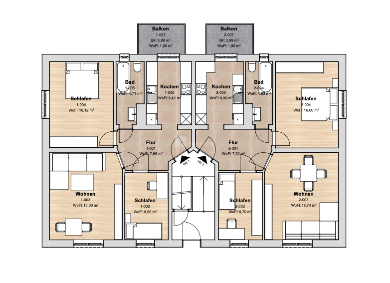 MFH in Schwerin! Ziegelinnensee. Fußläufig zur City. Top Kapitalanlage! - Mehrfamilienhaus, Wohnhaus Schwerin Lewenberg | Angebot:27071540