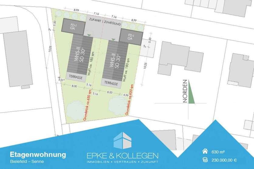 Grundstück zu verkaufen in Bielefeld 230.000 € 630 m²