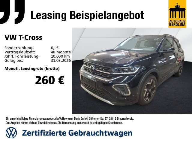 VW T-Cross 25.844 km 26.444 &euro; Berlin 10709