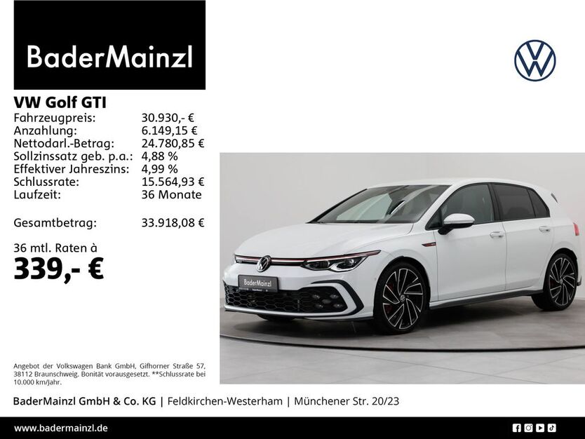VW Golf 20.000 km 30.930 € Feldkirchen/Westerham 83620