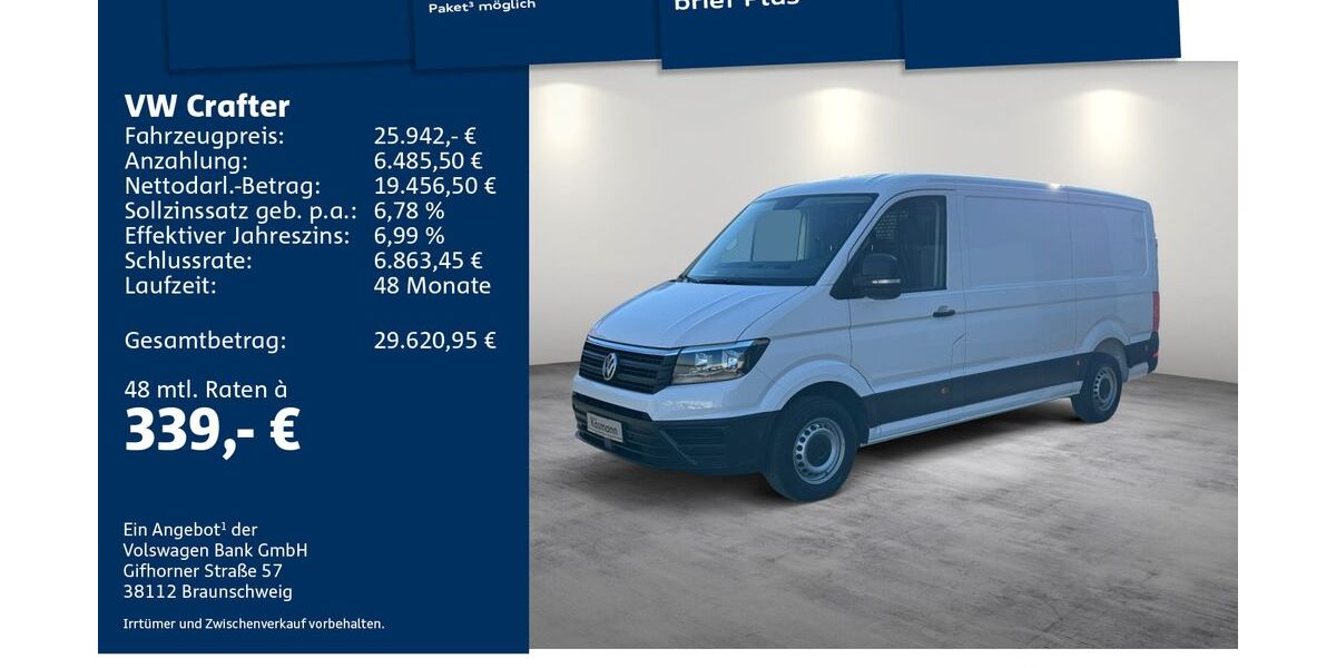 VW Crafter 48.572 km 25.942 &euro; Mosbach 74821
