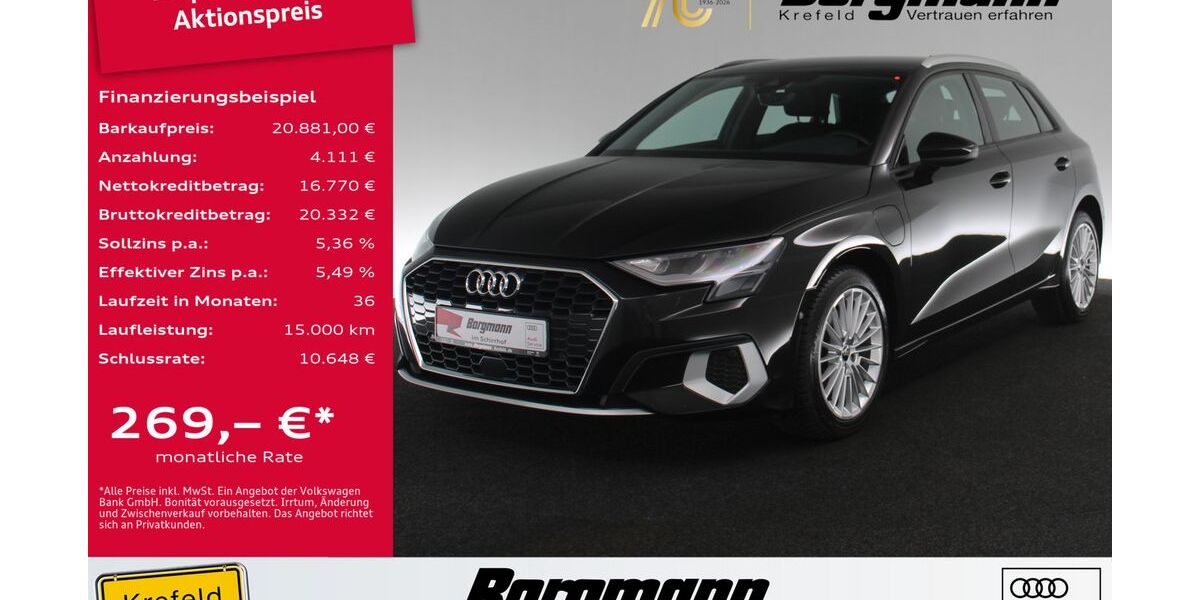 Audi A3 82.890 km 20.881 &euro; Krefeld 47803