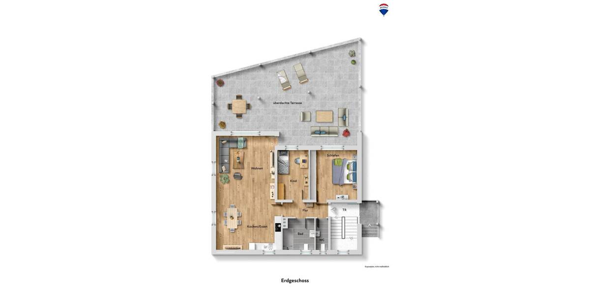 Etagenwohnung Niedermotzing Niedermotzing - 3 Zimmer, 96 m&sup2;, 350.000&euro; | Angebot:26410384