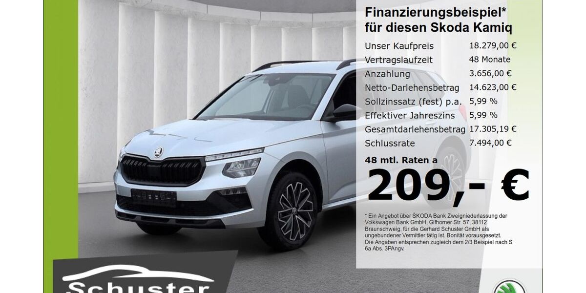 Skoda Kamiq 22.353 km 17.779 &euro; Ruhstorf 94099