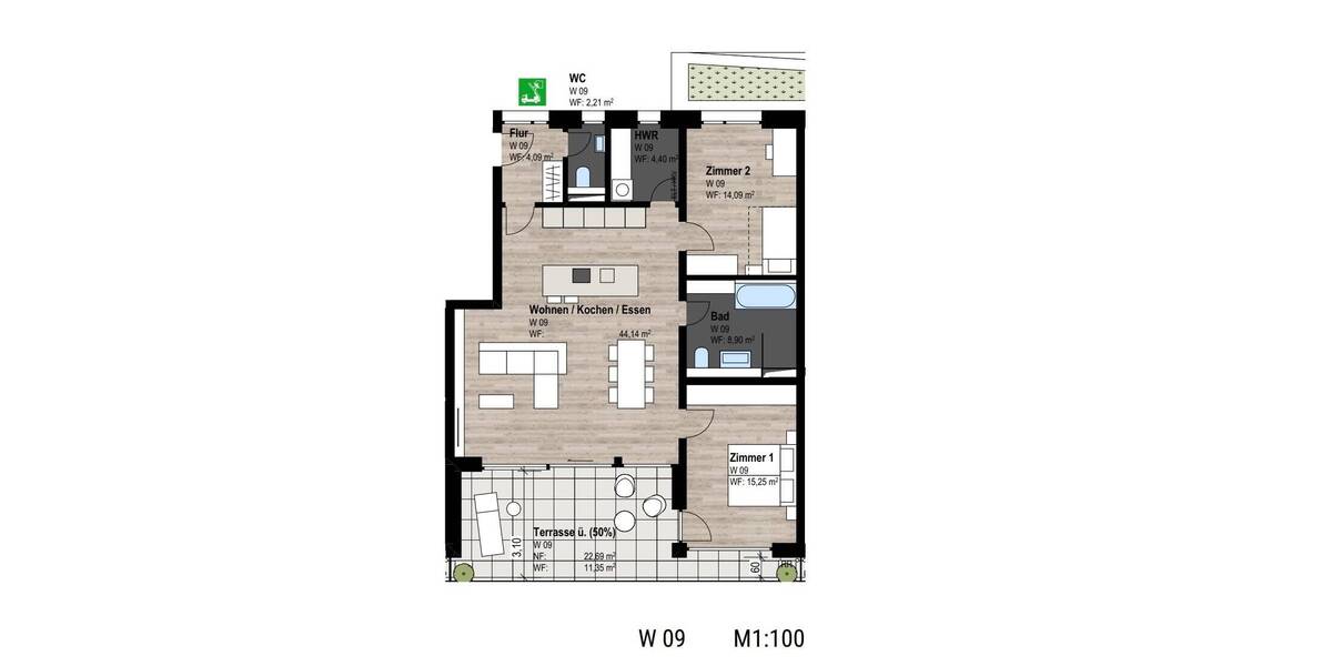 Etagenwohnung Laufenburg (Baden) Laufenburg - 3 Zimmer, 104 m&sup2;, 589.000&euro; | Angebot:25778322