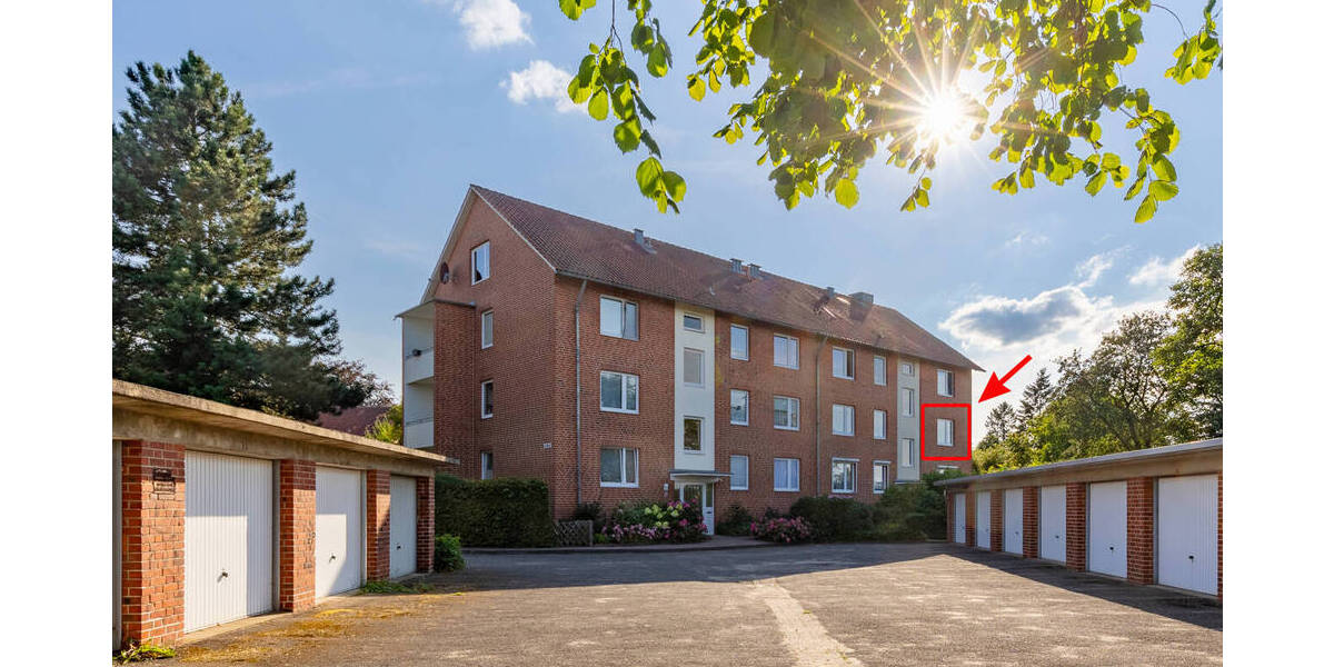 Etagenwohnung Lüneburg Kreideberg - 2 Zimmer, 49 m&sup2;, 190.500&euro; | Angebot:25737717