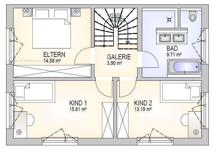 Doppelhaushälfte Regensburg Kumpfmühl-Ziegetsdorf-Neuprüll - 5 Zimmer, 120 m&sup2;, 985.600&euro; | Angebot:24547369