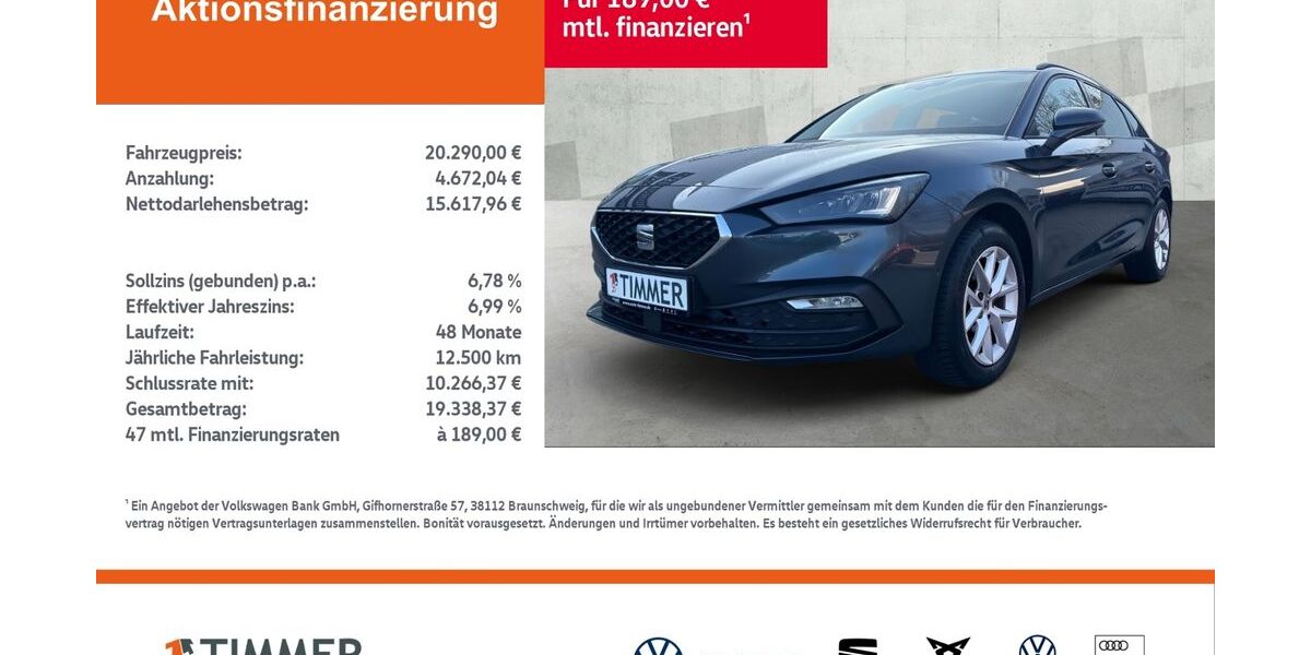 Seat Leon 37.170 km 19.990 &euro; Lingen 49808