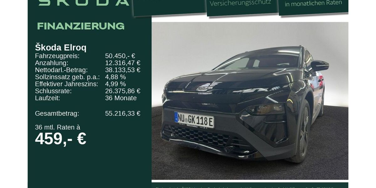 Skoda Elroq 7.001 km 50.450 &euro; Neu-Ulm 89231
