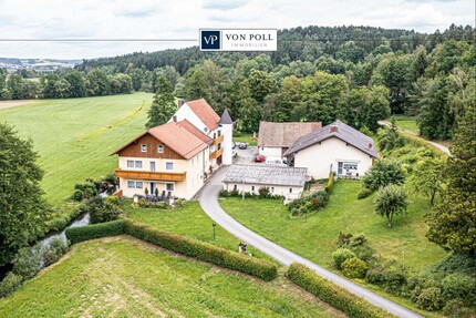 Historische Mühlenanlage mit eigener Stromerzeugung, mehreren Wohngebäuden und attraktivem Ertragspotenzial - Haus Arnschwang | Angebot:26990284