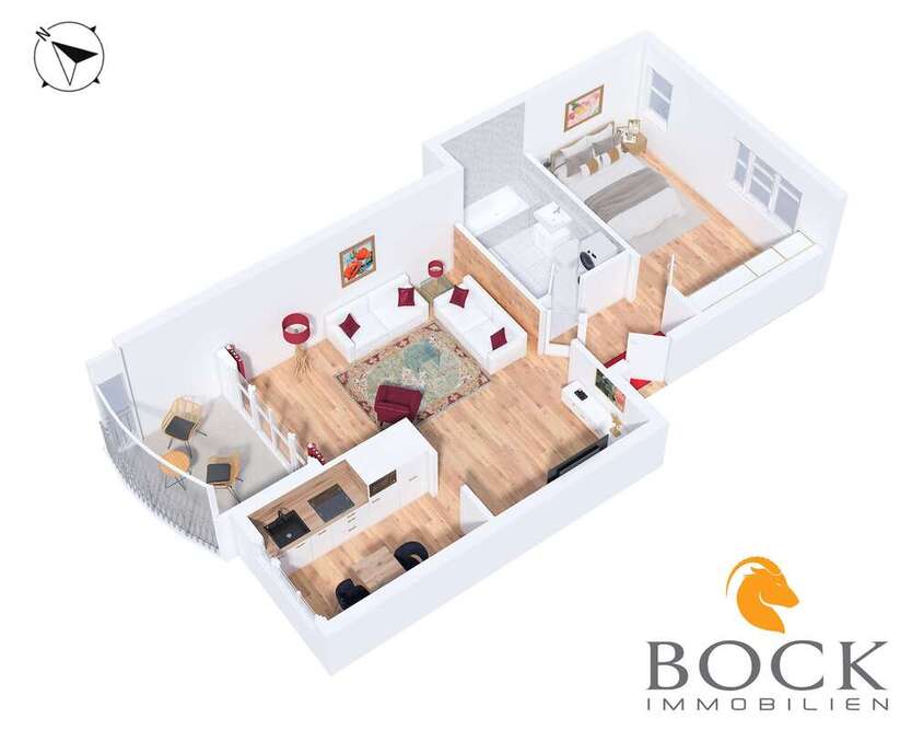 Wohnung zum Kaufen in Rostock 229.000 € 55.06 m²