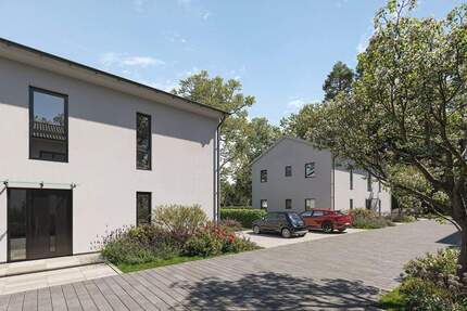 Neubau-Stadthaus in Bernau: Fußbodenheizung, Luft-Wärmepumpe, Top-Ausstattung, Grundstück 4 zimmer