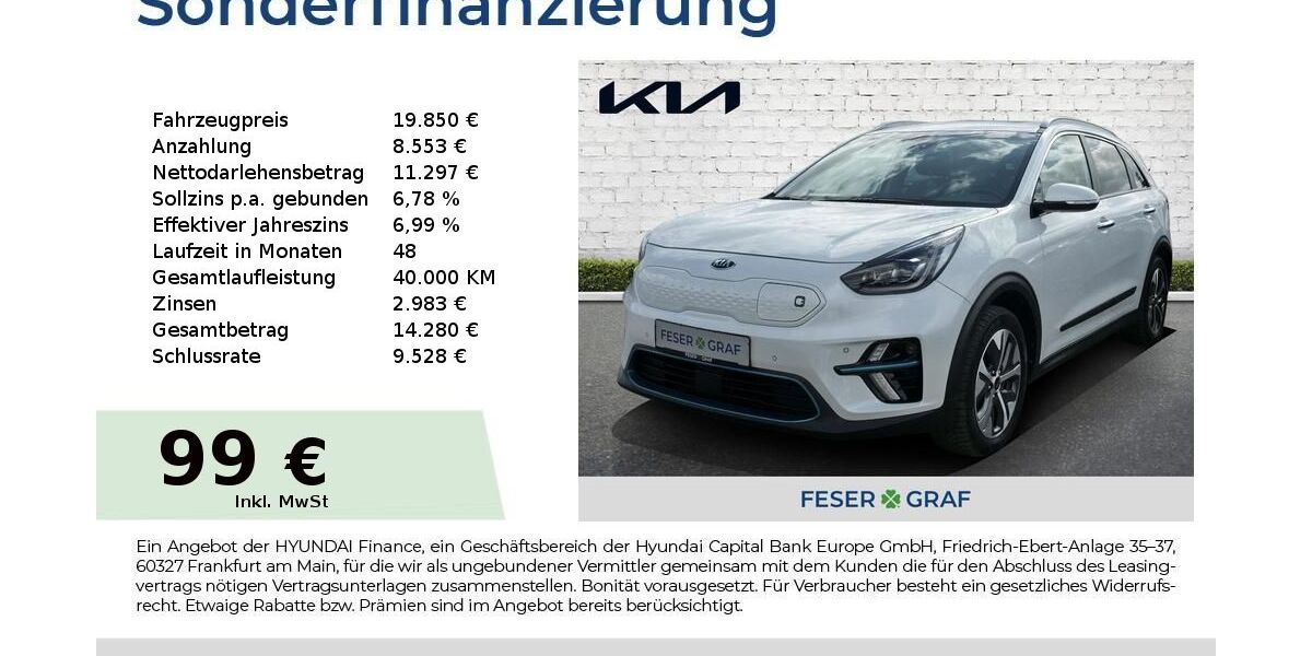 Kia Niro 73.235 km 19.850 &euro; Roth 91154