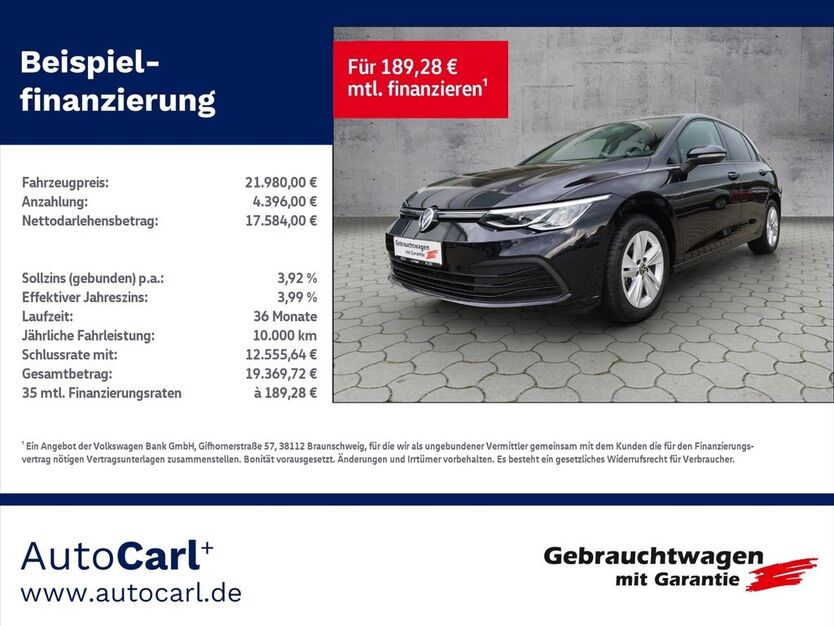 VW Golf 50.100 km 21.980 € Plauen 08527