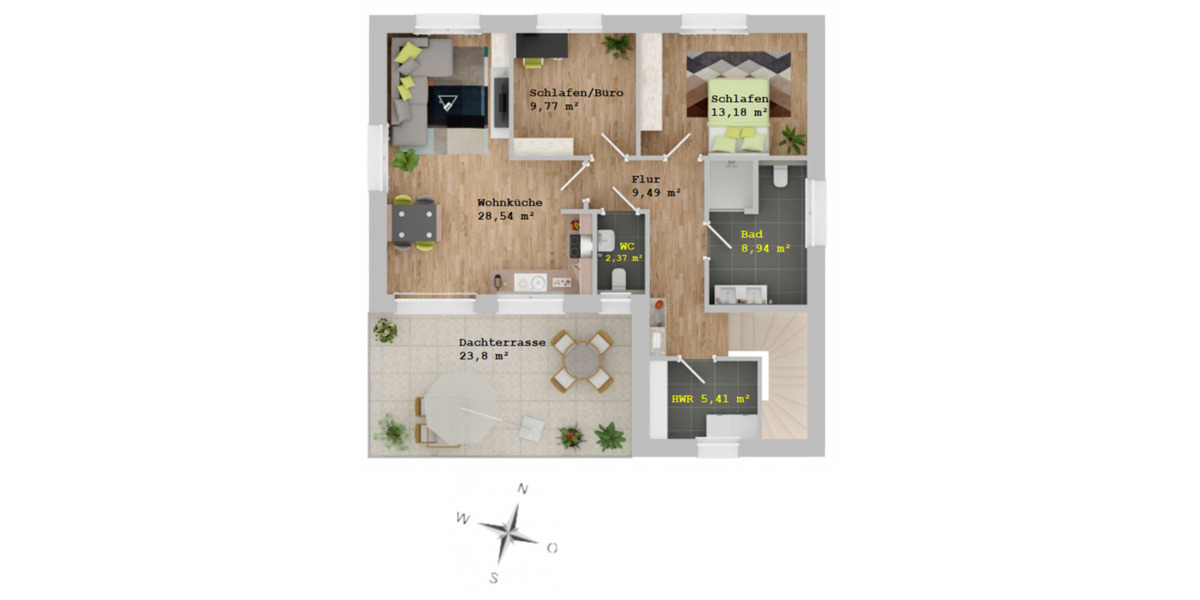 Einfamilienhaus Lengerich - 3 Zimmer, 95 m&sup2;, 690&euro; | Angebot:25853413