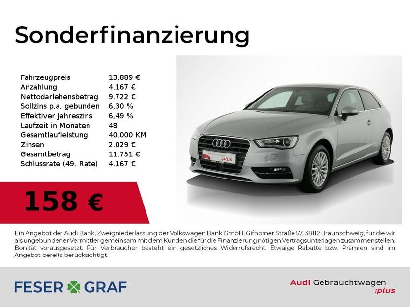 Audi A3 78.800 km 13.889 € Nürnberg 90411