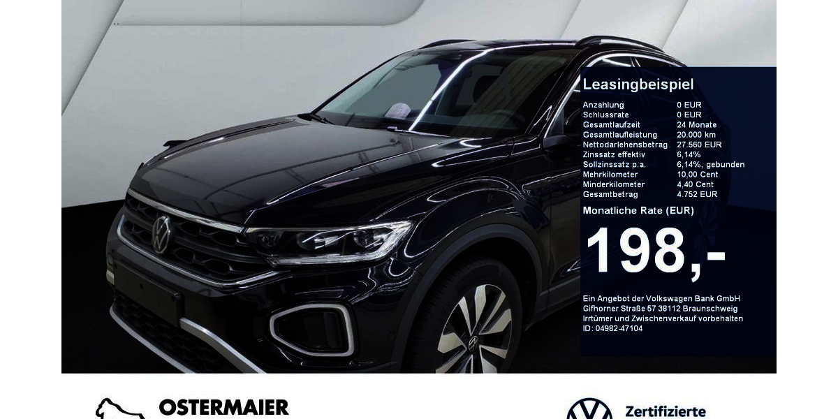 VW T-Roc 26.710 km 27.560 &euro; Vilsbiburg 84137