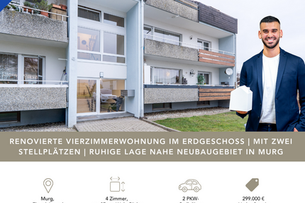 Wohnung zum Kaufen in Murg 299.000 € 87.25 m² 4 zimmer