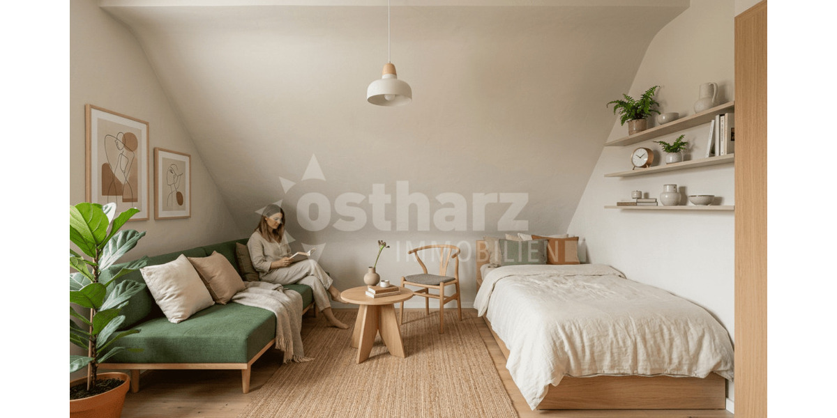 Doppelhaushälfte Ballenstedt - 3 Zimmer, 95 m&sup2;, 60.000&euro; | Angebot:25676682