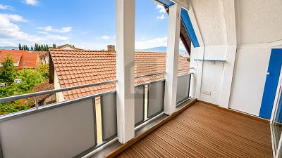 HELLES MODERNES DACHGESCHOSS MIT KAMIN - Etagenwohnung Offenburg Elgersweier | Angebot:26993988