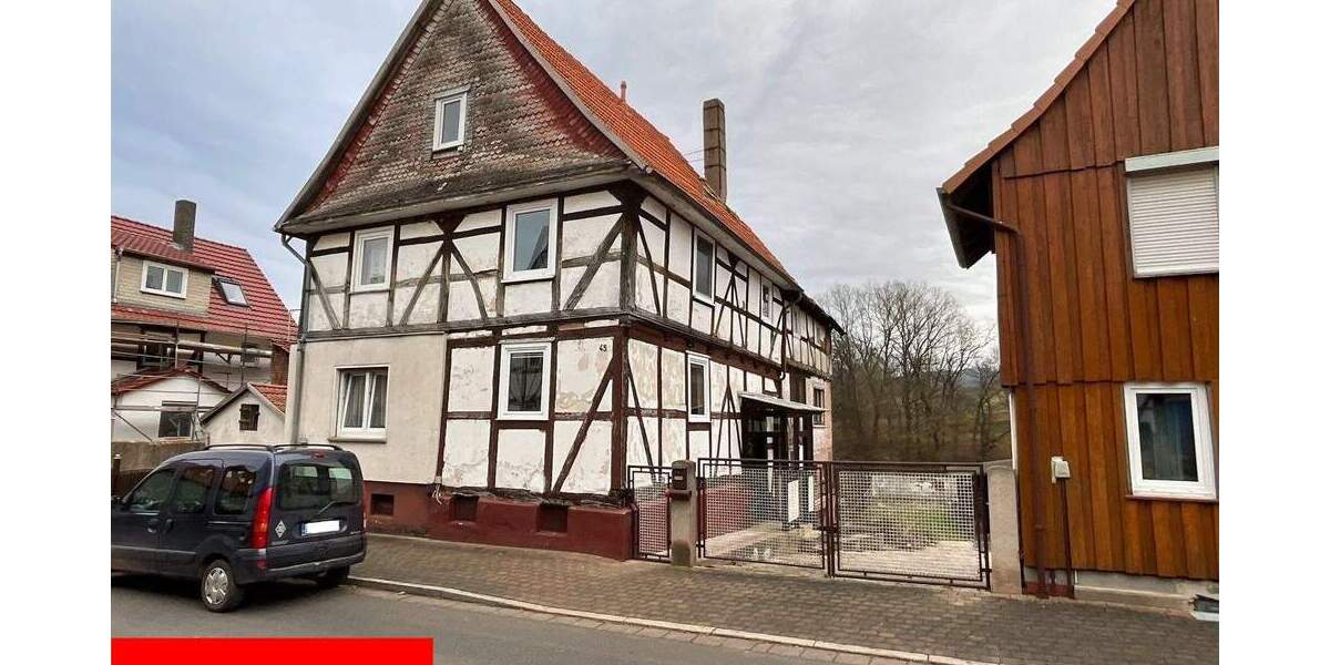 Einfamilienhaus Eschwege Oberdünzebach - 3 Zimmer, 60 m&sup2;, 46.500&euro; | Angebot:25210606
