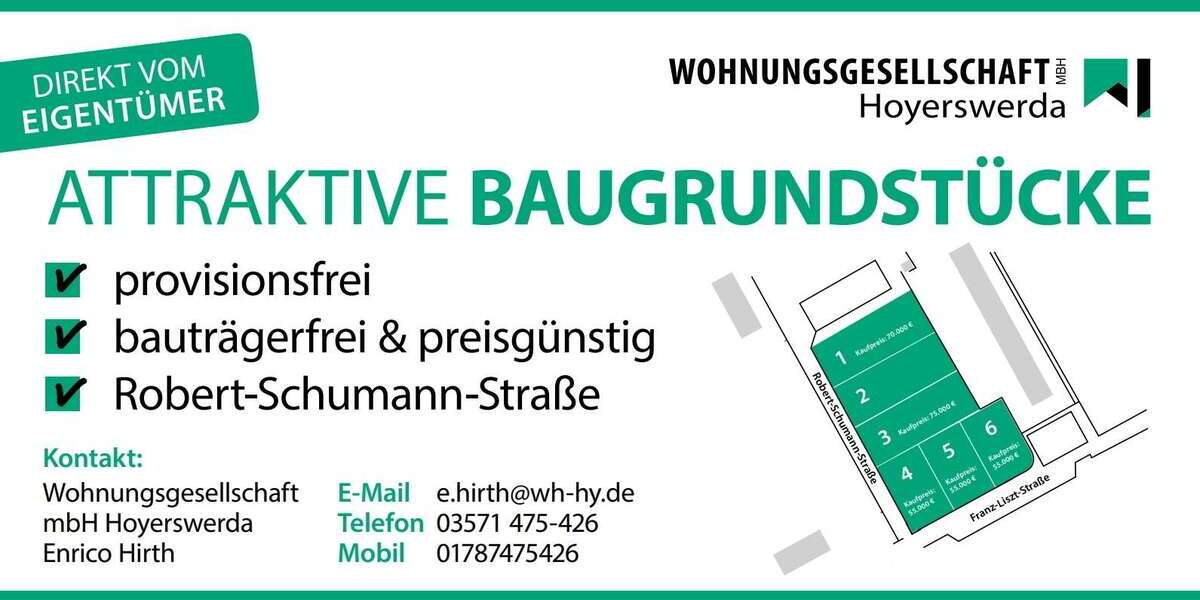 Grundstück Hoyerswerda - 55.000&euro; | Angebot:18123591