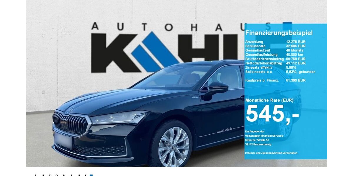 Skoda Superb 7.500 km 61.390 &euro; Nienburg 31582