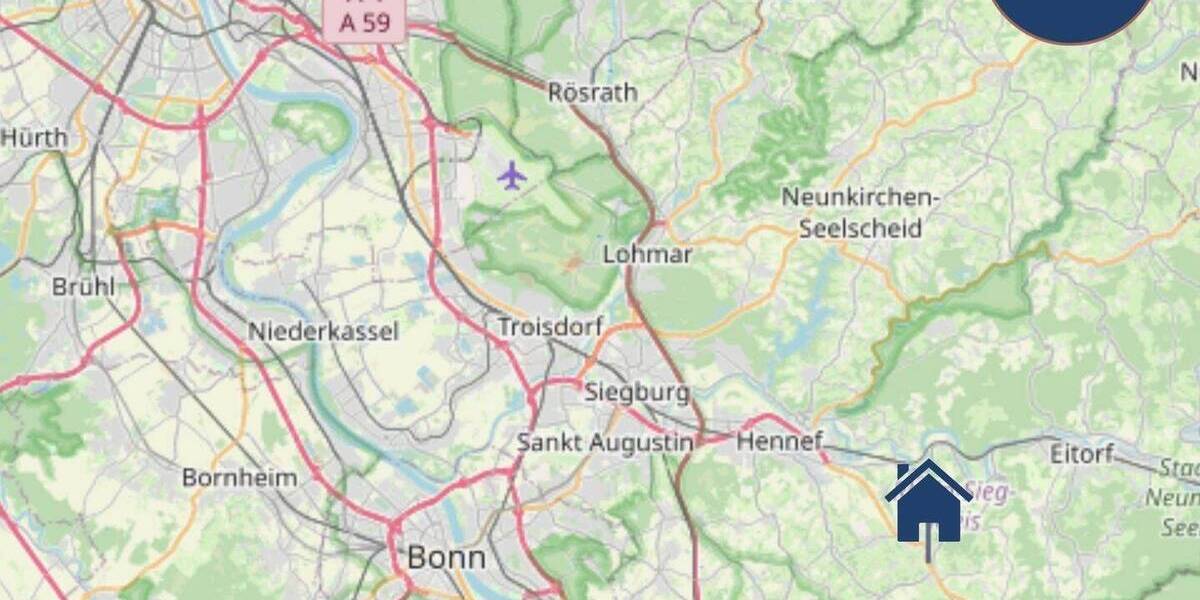 Gewerbeobjekt Hennef (Sieg) Uckerath - 2 Zimmer, 900&euro; | Angebot:26806605