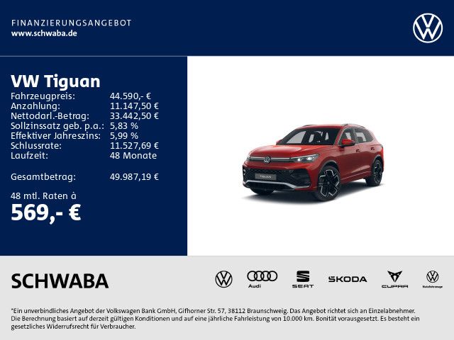 VW Tiguan 13.800 km 44.590 &euro; Gersthofen 86368