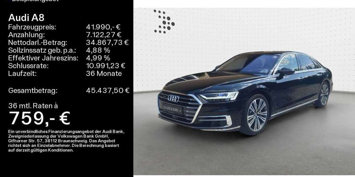 Audi A8 88.490 km 41.990 &euro; Schweinfurt 97424