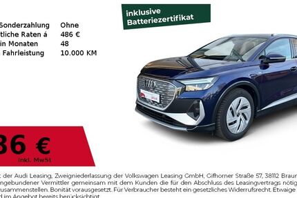Audi Q4 e-tron 6.465 km 45.940 &euro; Dessau-Roßlau 06844