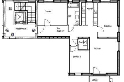 Wohnung zum Mieten in Eggolsheim 1.131,01 € 105.21 m²