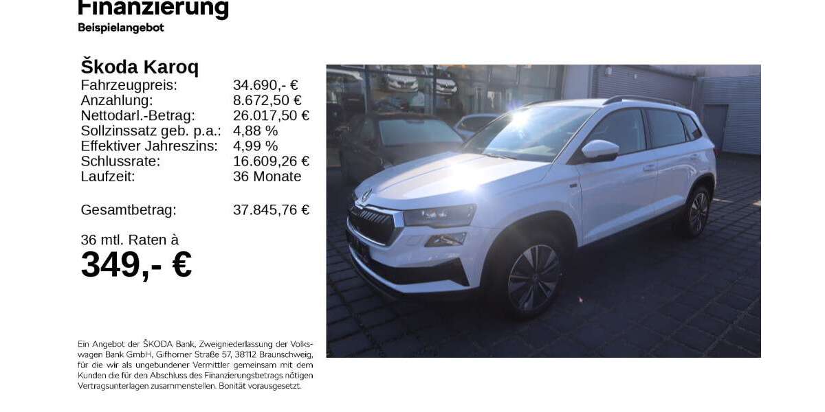 Skoda Karoq 24.878 km 34.340 &euro; Gifhorn 38518
