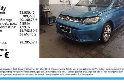 VW Caddy 38.850 km 25.930 &euro; Leipzig 04178