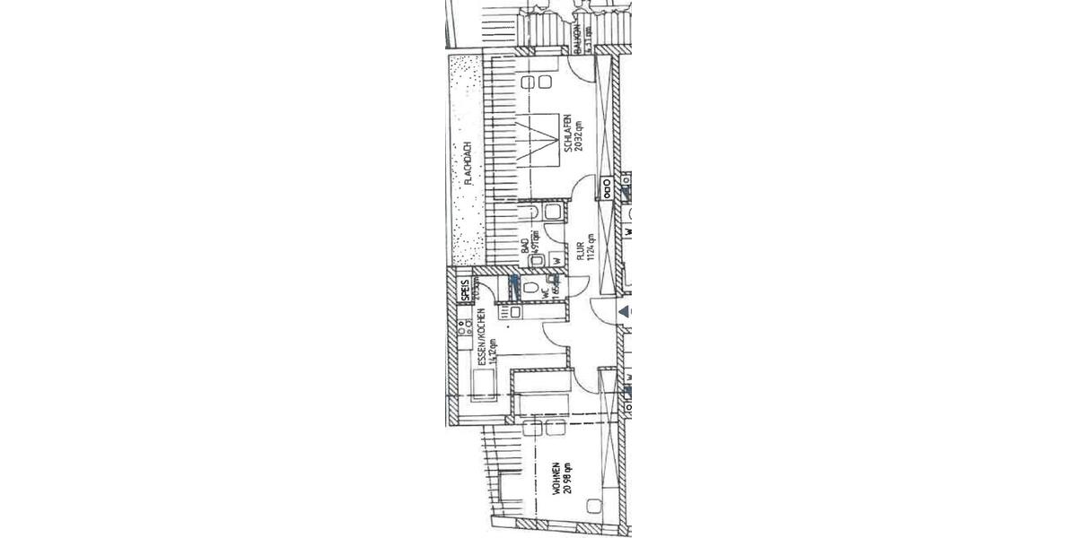 Etagenwohnung Geiselhöring - 3 Zimmer, 77 m&sup2;, 570&euro; | Angebot:26413843