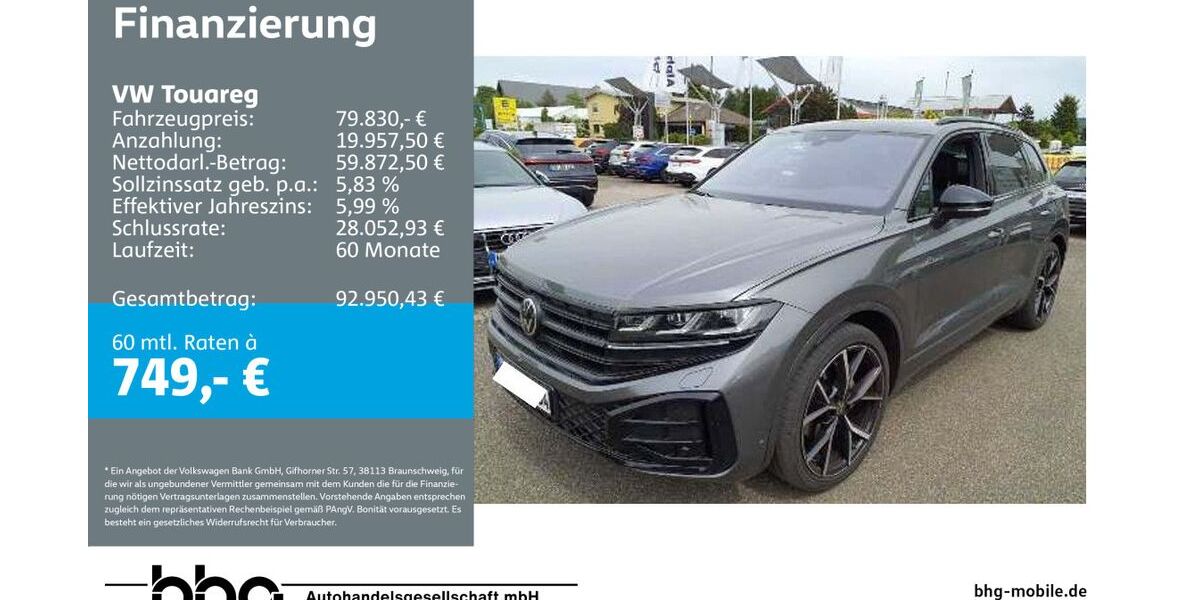 VW Touareg 15.890 km 78.830 &euro; Ettlingen 76275