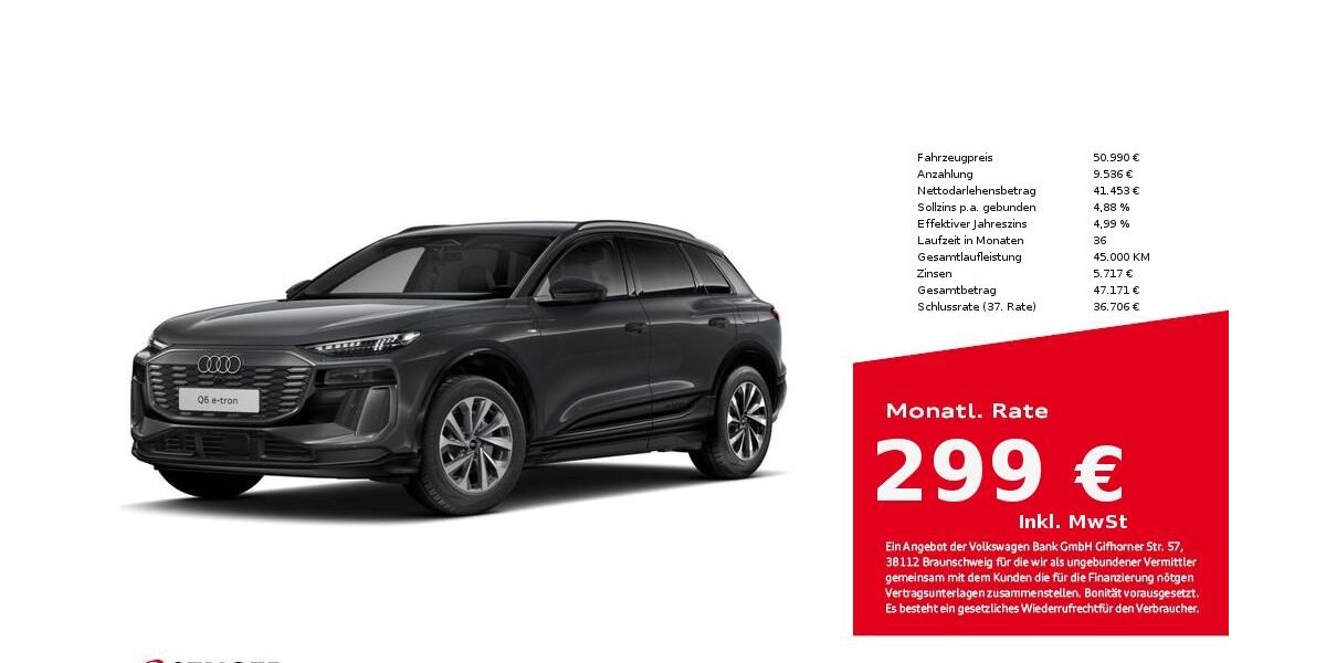 Audi Q6 e-tron 5.900 km 50.990 &euro; Bielefeld 33609